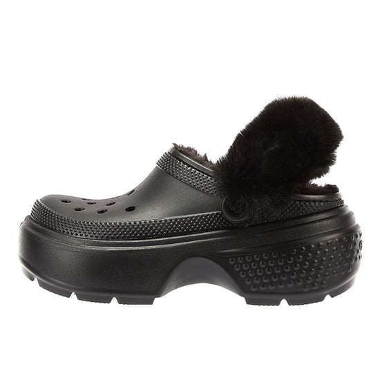 Crocs Stomp Gevoerd Klomp Dames Zwart Sandalen - Image 5