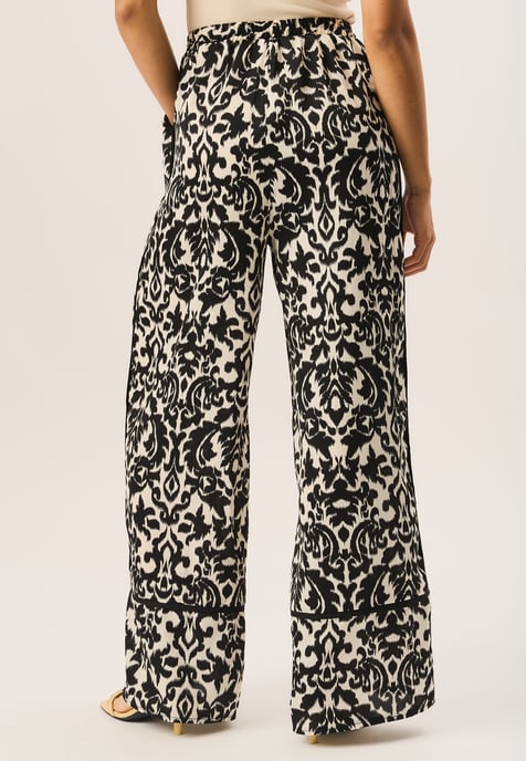 Ikat-print broek met wijde pijpen - Image 5