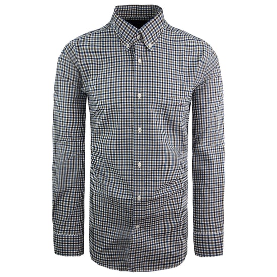 Eden Park Regular Heren Blauw Twill Overhemd - Image 1