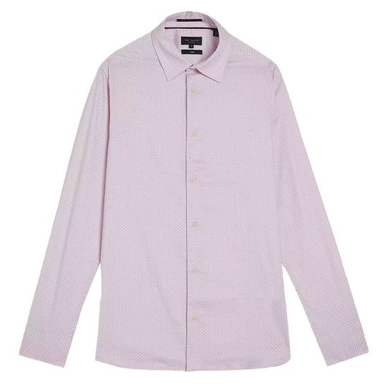 Ted Baker Faenza Mens Pink Geometric Shirt