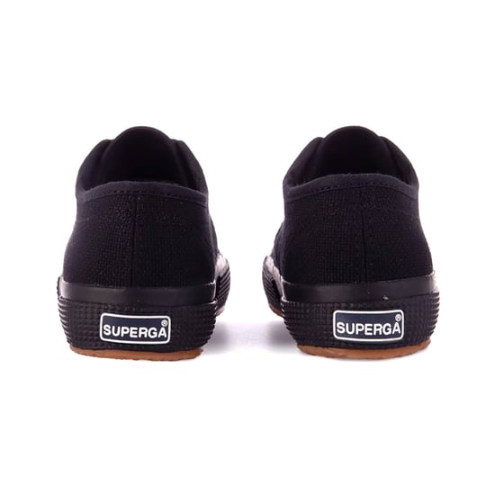 Superga Kinderen/Kinderen 2750 Jcot Leather Trainers (Volledig zwart) - Image 2