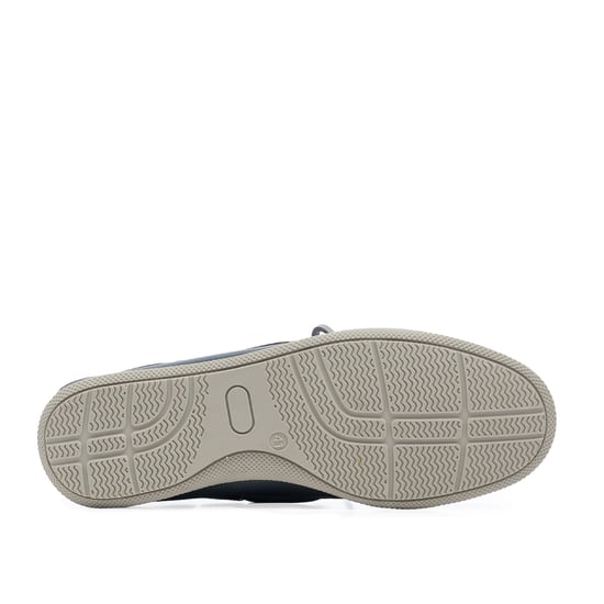 Men's Leather Boat Shoes in Navy