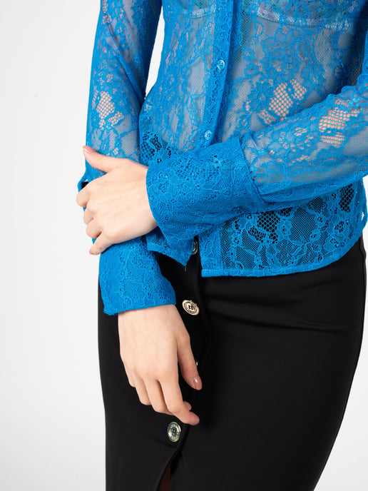 Pinko overhemd Cortese Vrouw blauw - Image 5