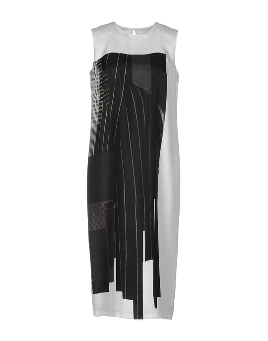 DKNY White Silk Dress