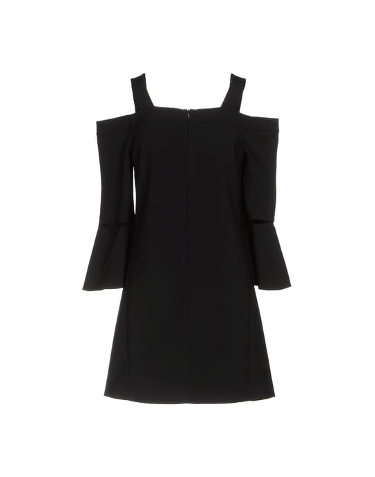 Tibi Black Square Neckline Dress