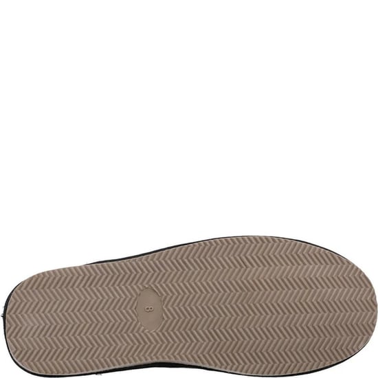 Hush Puppies Heren Coady Leren Slippers (Zwart) - Image 3