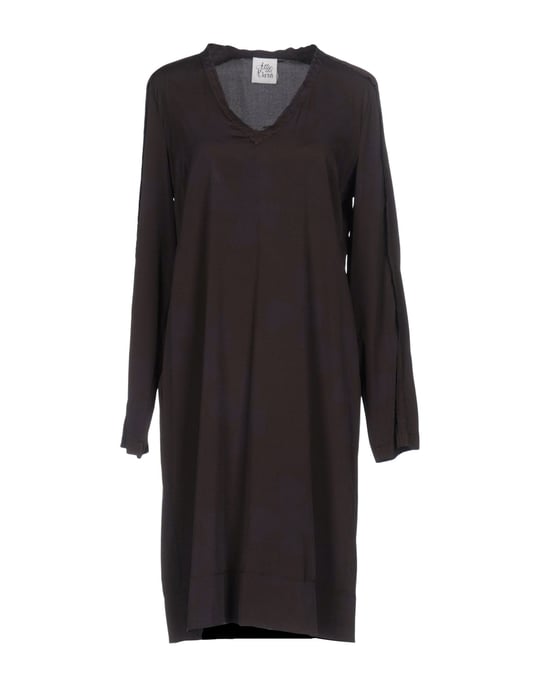 Dress Attic And Barn Dark Brown Women's Silk
