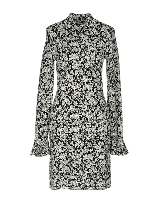 Michael Michael Kors Floral Design Knit Short Dress