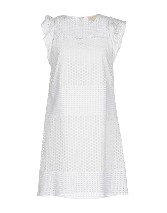 Dress Michael Michael Kors White Women's Cotton