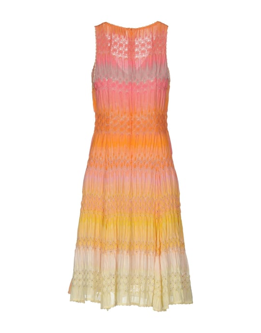 Missoni Orange Knit Sleeveless Dress