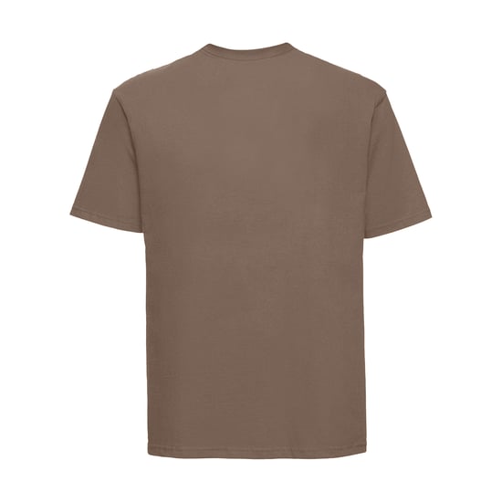 Russell Heren Klassiek Ringspun Katoen T-Shirt (Mokka) - Image 2