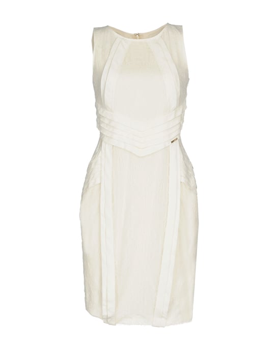 Elisabetta Franchi White Lace Dress