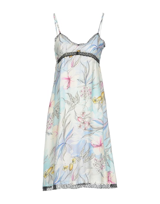 Anna Rachele Jeans Collection White Print Camisole Dress