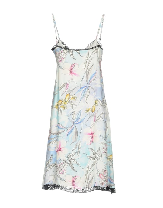 Anna Rachele Jeans Collection White Print Camisole Dress