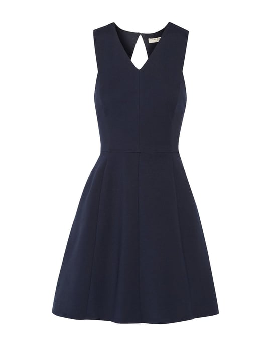 Halston Dark Blue Short Dress