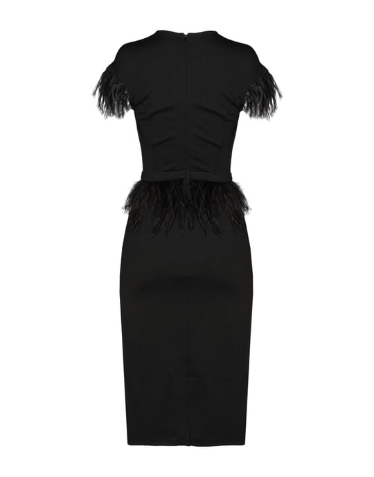 Isabel Garcia Black Pencil Length Dress