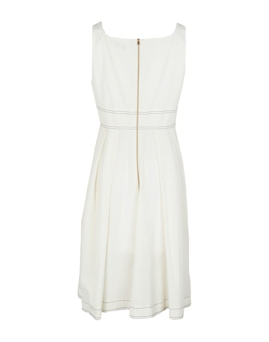 Tara Jarmon White Cotton Dress