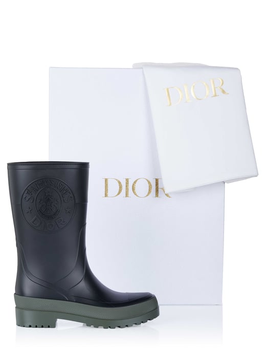 Dior rubberen laarzen zwart - Image 5
