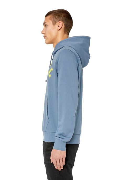 Diesel blouse Ginn Hood Mannen blauw - Image 5