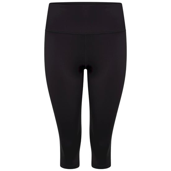 Dare 2B Womens/Ladies Influential Plain Recycled 3/4 Leggings (Black)