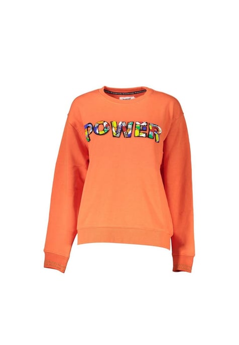 Desigual Dames Oranje Katoenen Trui - Image 1