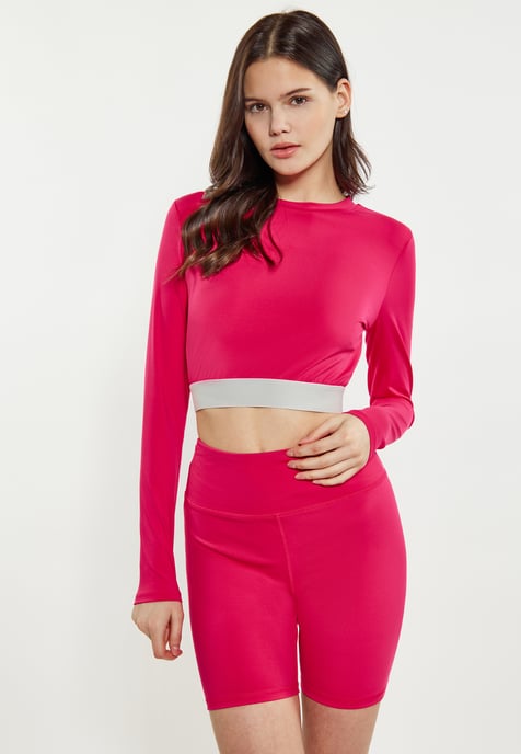 Mymo Longsleeve Dames roze - Image 3