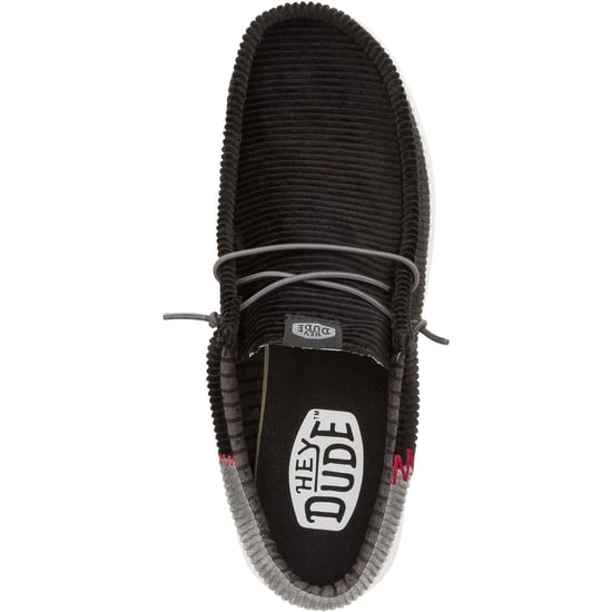 HEYDUDE Wally Funk Corduroy Textiel Herenschoenen Zwart - Image 4
