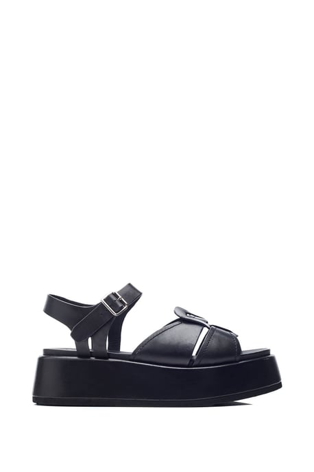 Pippaa Black Sandals