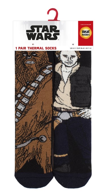 Heat Holders Lite - Nieuwigheid Star Wars-sokken voor heren - Chewie & Hans - Image 2