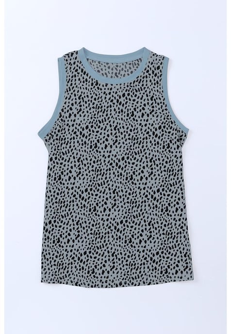 Dames Tanktop met Luipaardprint in Grijs - Image 4