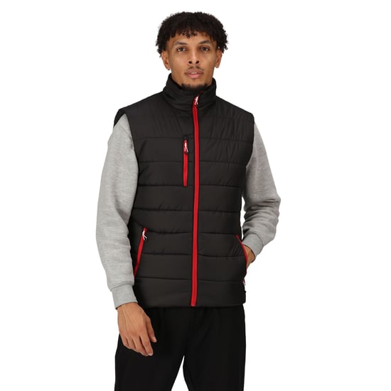 Regatta Mens Navigate Thermal Body Warmer (Black/Classic Red)