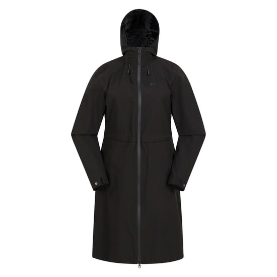 Mountain Warehouse Dames/Dames Hilltop Extra Lang Waterdicht Jasje (Zwart) - Image 1