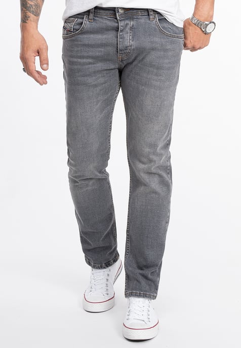 Rock Creek Jeans Straight Leg Grau - Image 1