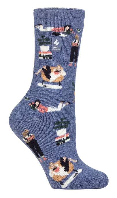 Heat Holders Lite - Dames Hobby Sokken - 1 Paar Winter Fleece Thermische Sokken - Boekworm - Image 1