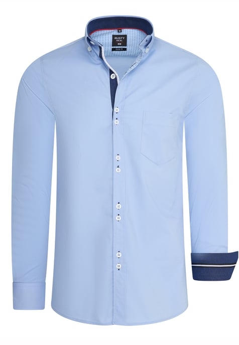 Rusty Neal Overhemden Overhemd Regular Fit Blauw - Image 1
