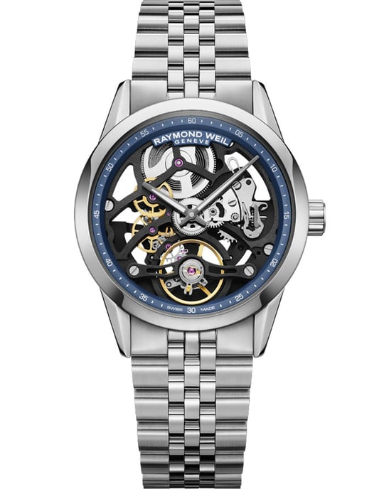 Raymond Weil Freelancer Calibre RW1212 Skeleton Heren Zilveren Horloge 2783-ST-50000 - Image 1