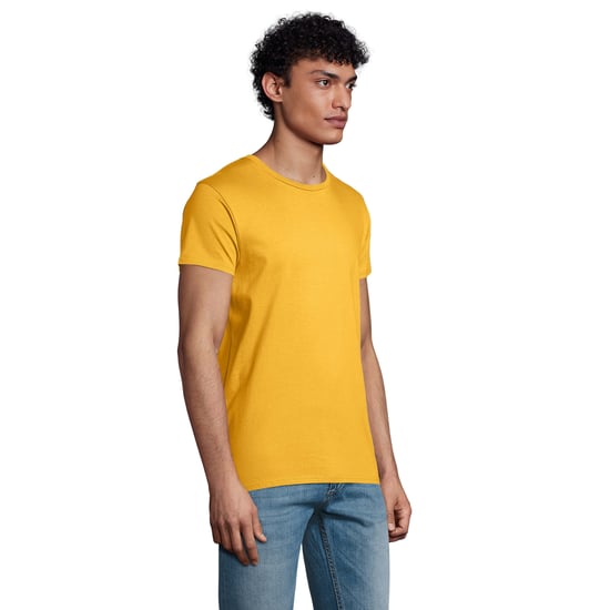 SOLS Heren Pioneer Biologisch Katoenen T-Shirt (Goud) - Image 3