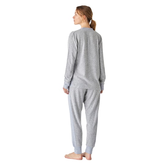 JJB5 Women's Soft Knit V-Neck Long Sleeve Pajamas