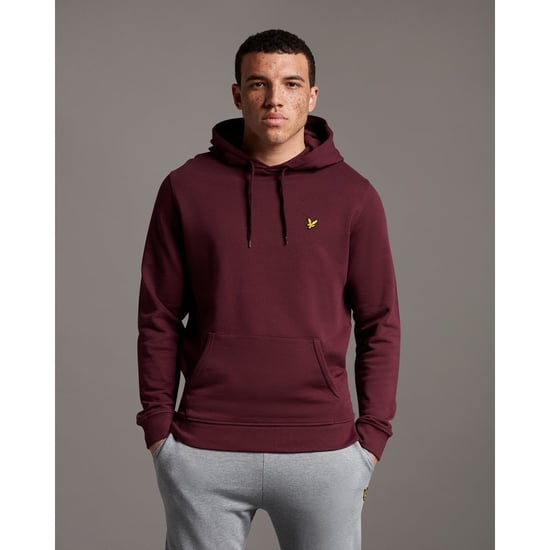 Lyle & Scott pullover hoodie in bordeauxrood - Image 1