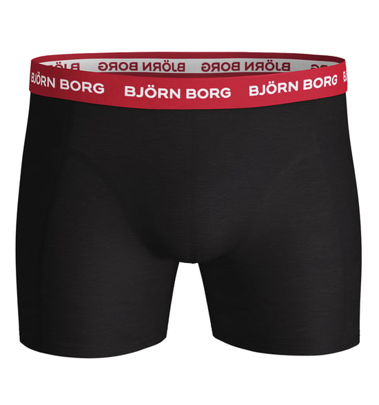 Björn Borg - 3 Pairs Heren Katoenen Comfort Stretch Boxer Shorts - Zwart Mix - Image 2