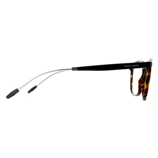 Giorgio Armani Rectangular Mens Dark Havana Glasses Frames