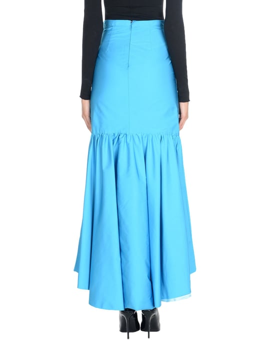 Pinko Woman Long skirts Turquoise Polyester