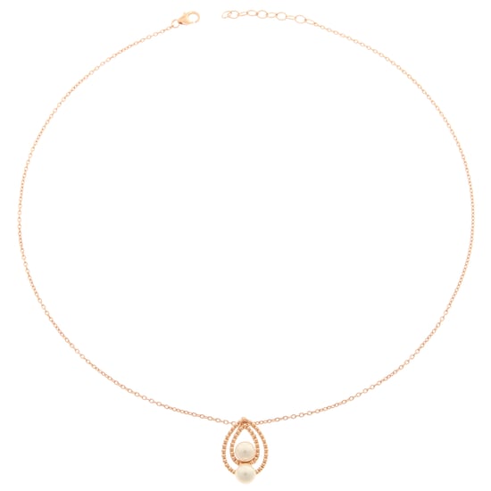 Orphelia Dames 925 Sterling Zilveren Ketting met Hanger - Roze ZH-6033/1 - Image 1