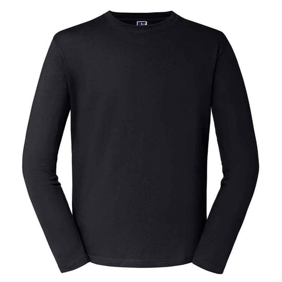Russell Heren Klassiek T-shirt met lange mouwen (Zwart) - Image 1