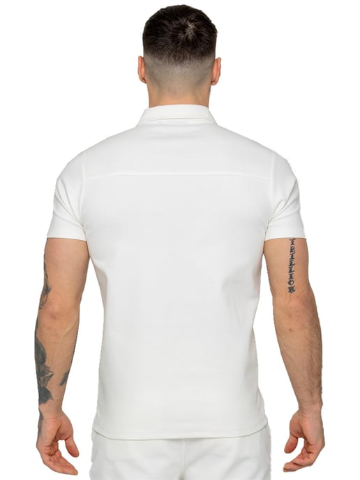Enzo | Mens Zip Up Polo Shirt