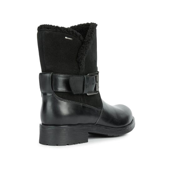 Geox D Rawelle B ABX A Runderleren Dames Zwarte Laarzen. - Image 2