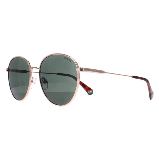 Polaroid Ronde Unisex Goud Koper Groen Gepolariseerd PLD 6215/S/X - Image 2