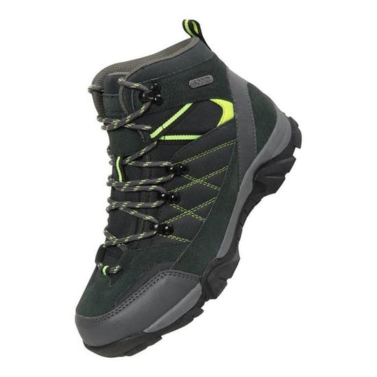 Mountain Warehouse Kinder/kleuterpad suède wandelschoenen (Kalk) - Image 1