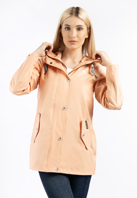Schmuddelwedda Regenjas bridgeport Dames Pastel Perzik-280 - Image 4