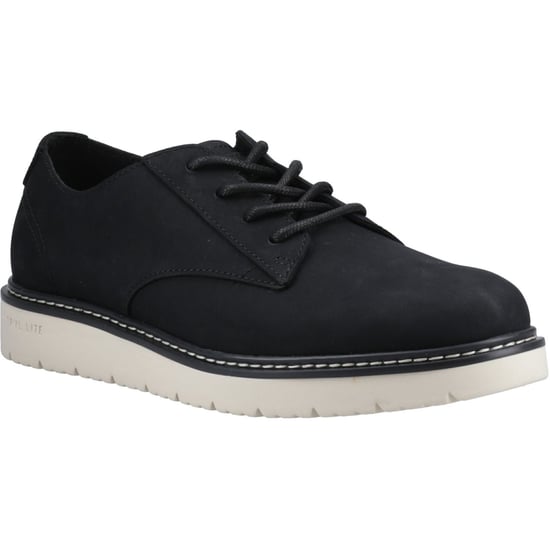 TOMS Navi TRVL LITE Leer Heren Zwart Oxford Schoenen - Image 1